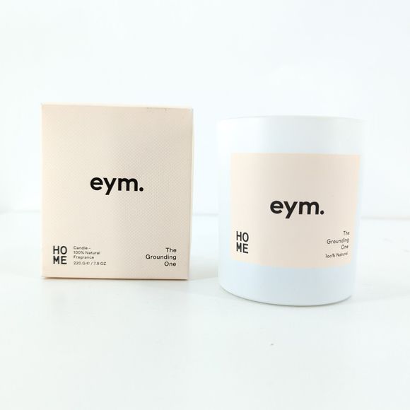Eym Home Standard Candle Grounding One Soy Rose Geranium Chamomile Essential Oil - Picture 1 of 5